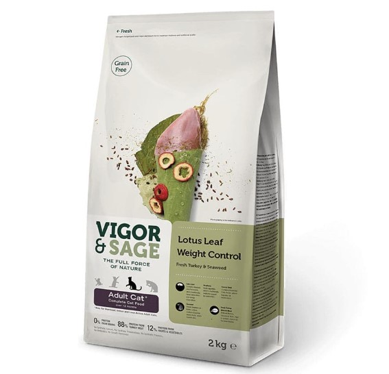 Vigor&Sage荷葉控制體重成貓糧