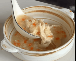 胡蘿蔔雞肉小米粥